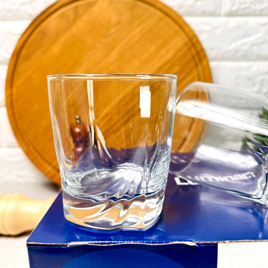 Набір склянок для віскі з фігурним дном Luminarc Ascot 300мл 6шт Luminarc