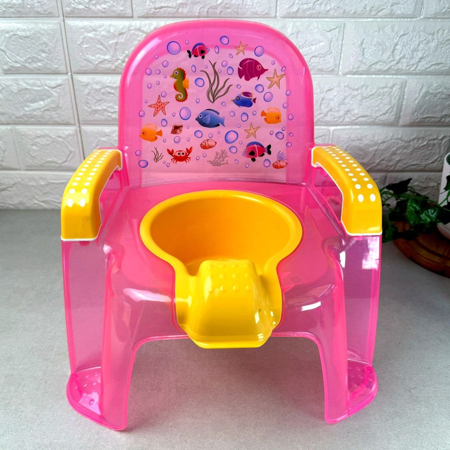 Дитячий горщик-стілець Рожевий "Afacan" CM-135/CM-136-10 Dunya Plastic
