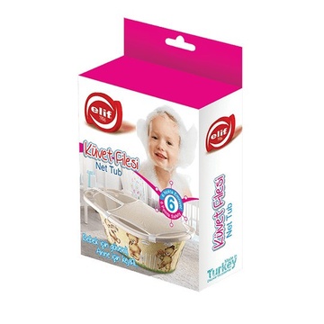 Текстильный гамак в ванночку для безопасного купания новорожденного, 209 Elif Elif Plastik