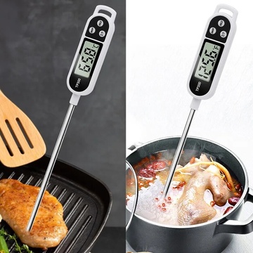 Термометр цифровий кухонний Білий Без бренда