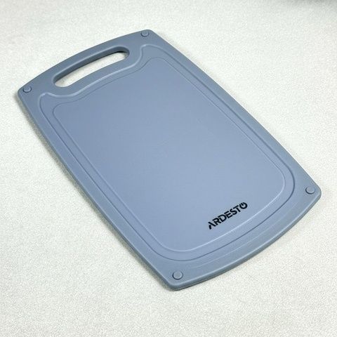 Разделочная доска 25&times;15 см с ручкой серая ARDESTO Gemini Ardesto