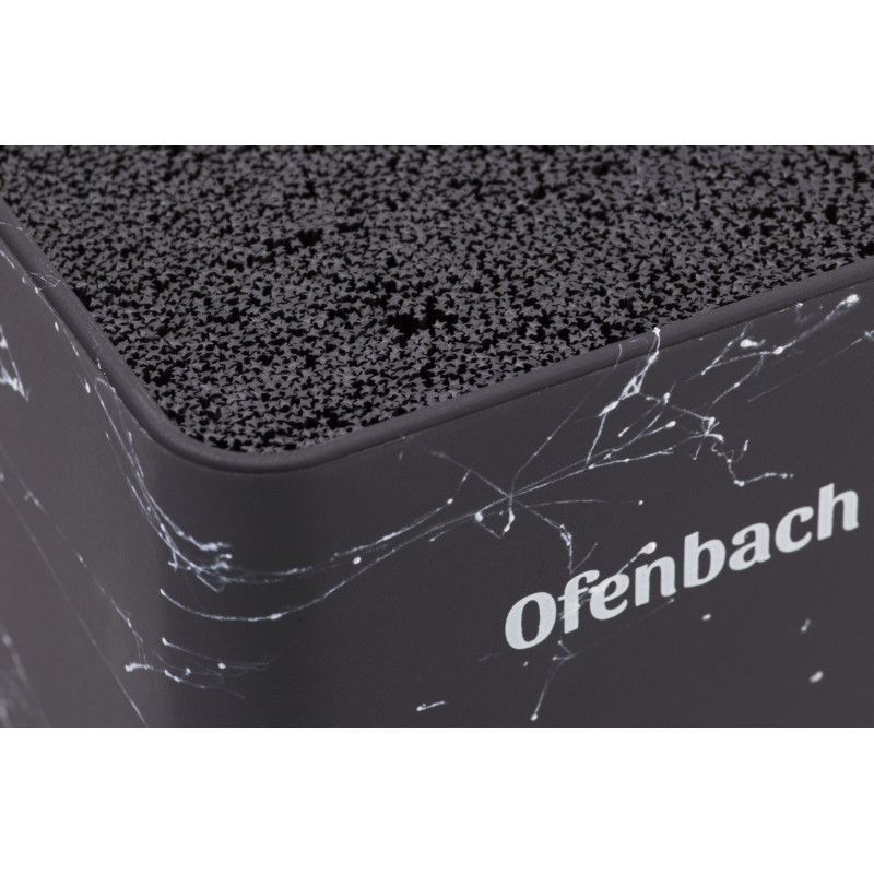 Квадратная подставка для ножей и кухонных принадлежностей с наполнителем Ofenbach Ofenbach