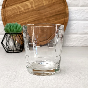 Низька склянка з фактурою 285 мл Uniglass Kyvos UniGlass
