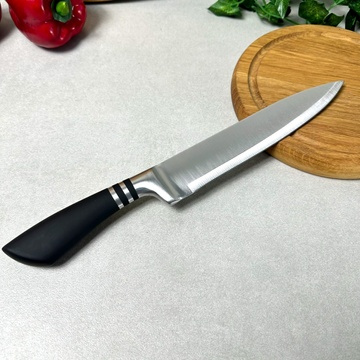 Нож кухонный разделочный 33.5 см Широкий Длинный Kingsta Без бренда