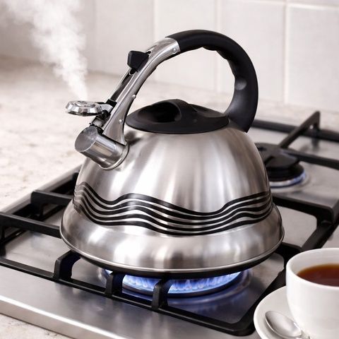 Чайник со свистком из нержавеющей стали 3,2 л A-Plus AP-1384 A-plus