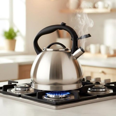 Чайник со свистком нержавеющая сталь 3,0 л WK-1374 A-PLUS Econom A-plus