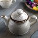 Заварочный чайник фарфоровый под мрамор Kutahya Porselen Atlantis 540 мл (CR3754)