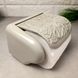 Пластиковий настінний тримач для туалетного паперу ніжного бежевого кольору, 376 Elif