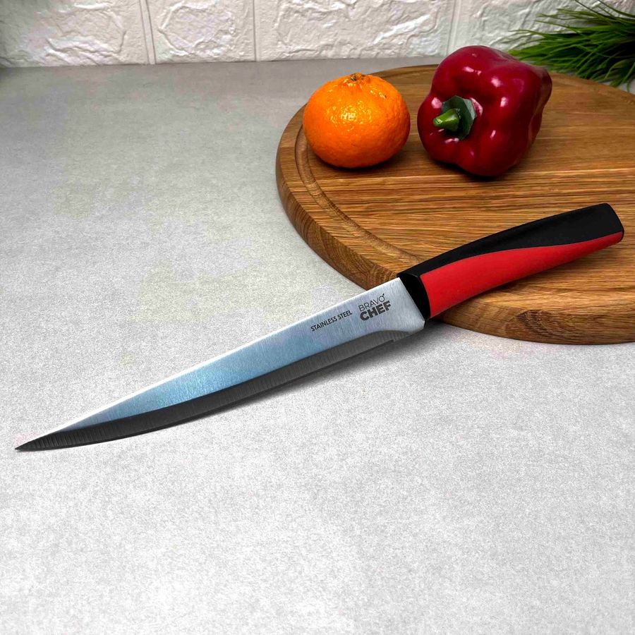 Разделочный нож с удобной пластиковой ручкой 20 см, Ring (PX-11000-3) RINGEL