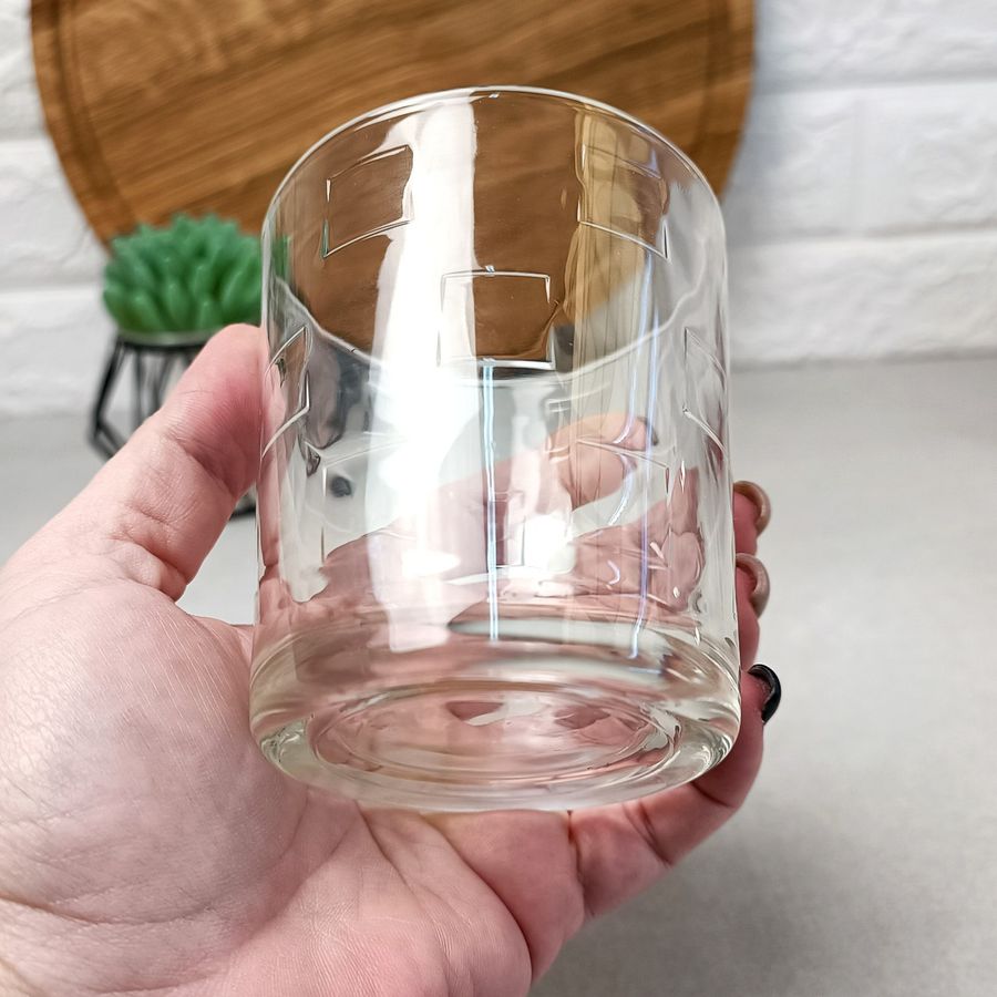 Низька склянка з фактурою 285 мл Uniglass Kyvos UniGlass