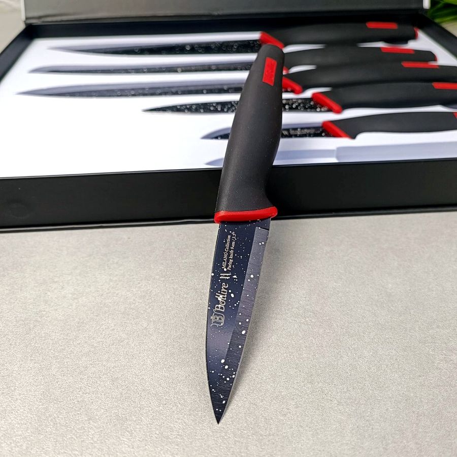 Набір кухонних ножів 6 предметів в подарунковій упаковці MILANO Bollire
