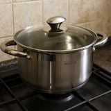 Кастрюля с крышкой из нержавеющей стали 5 л с полыми ручками KM-4924 Kamille Kamille