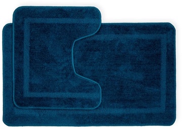Набор ковриков для ванной комнаты DarianA STANDARD 57х100 + 57х50 см Синий Dariana