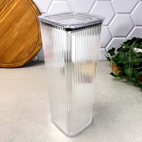 Високий пластиковий контейнер для сипучих продуктів 2,15 л 32009 Dunya Dunya Plastik