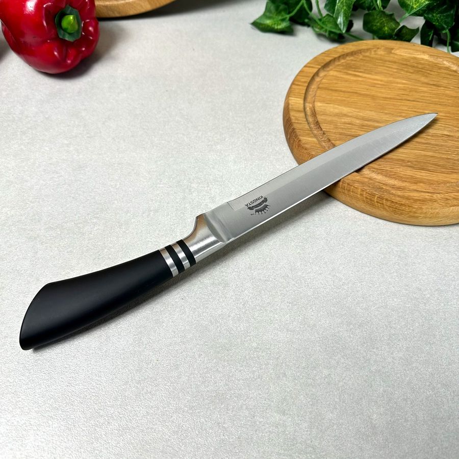 Нож кухонный разделочный 33.5 см Узкий Длинный Kingsta Без бренда