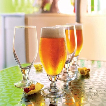 Стеклянный бокал для пива на ножке Arcoroc "Cervoise" 320 мл (07134) Arcoroc