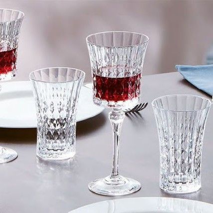Набор высоких стаканов из хрустального стекла Eclat Lady Diamond 360 мл 6 шт (L9746) Éclat