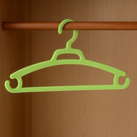 Плечик пластиковий зелений 43&times;21,5 см Lamela Польща Lamela