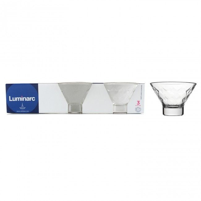 Набор креманок Luminarc Shetland Diamond 250 мл 3 шт (P2771) Luminarc