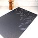 Салфетки-подложки двухсторонние под тарелку на стол с цветами 30х45см Чёрні (13-Г)