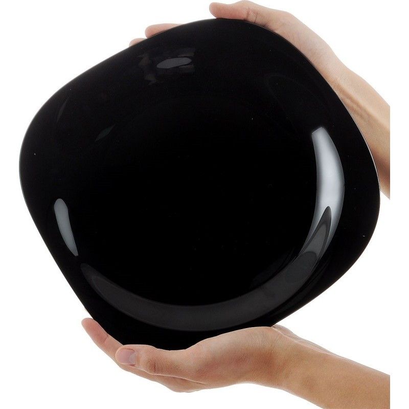 Черная квадратная подставная тарелка Luminarc Carine Black 260 мм (L9817) Luminarc