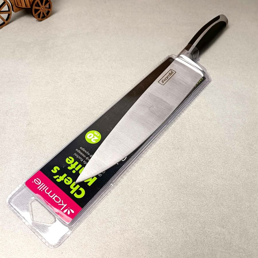 Нож кухонный «Шеф-повар» 33 см с ручкой из ABS-пластика Kamille Kamille
