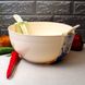 Большая салатная миска с салатными приборами 5,5 л