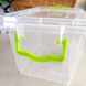 Плоский контейнер из пищевого пластика для хранения еды 2л, PREMIUM Ал-пластик