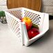 Пластиковий секційний лоток-органайзер в холодильник для овочів і фруктів, що штабелюється.