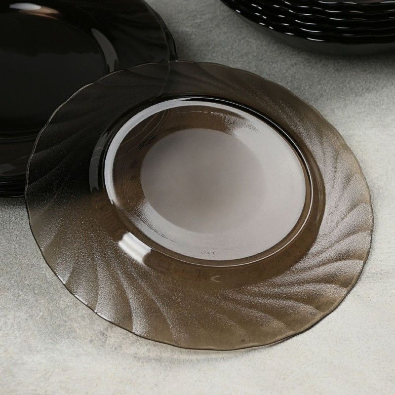 Набор столовой посуды коричневый с супником Luminarc Ocean Eclipse 19 предметов (L5108) Luminarc
