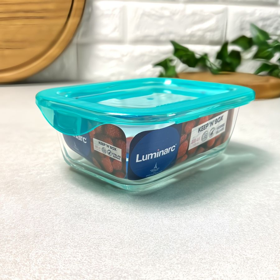 Стеклянный пищевой контейнер с крышкой Luminarc Keep'n'box 380 мл (P5519) Luminarc