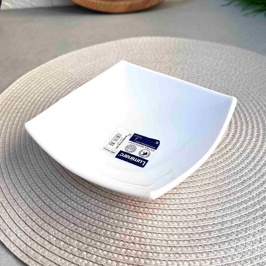 Салатник квадратний білий Luminarc Quadrato White 160 мм. C9853 Luminarc