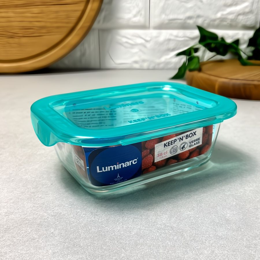 Скляний харчовий контейнер з кришкою Luminarc Keep'n'box 380 мл (P5519) Luminarc