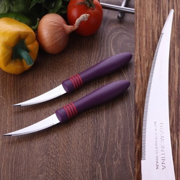 Набір ножів для чищення овочів Tramontina Cor & Cor 76 мм 2 шт (23462/293) Tramontina