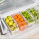 Пластиковый прозрачный лоток-органайзер для овощей и фруктов в холодильник, Турция Hobby Life 03 1062