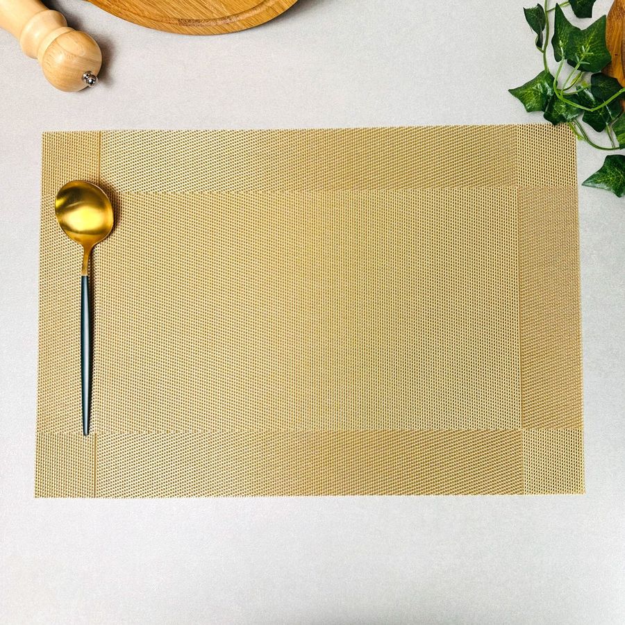 Сервірувальний килимок Борт Золото, сет на стіл 30х45см (7-Г) Hell