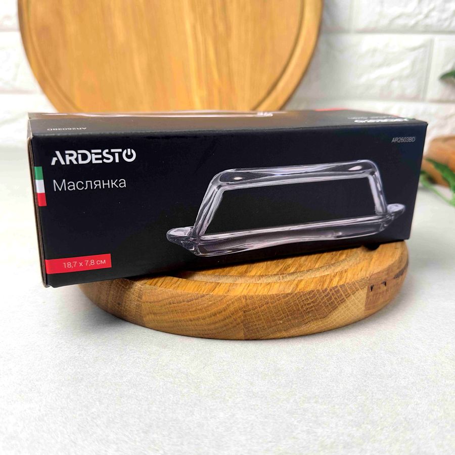 Скляна ємність для порціонної подачі масла та паштетів Ardesto AR2603BD Ardesto