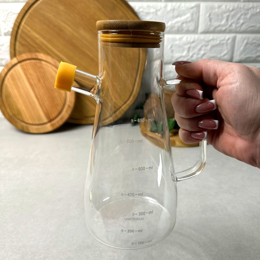 Скляний глечик з носиком для масла 650 мл ARDESTO Ardesto