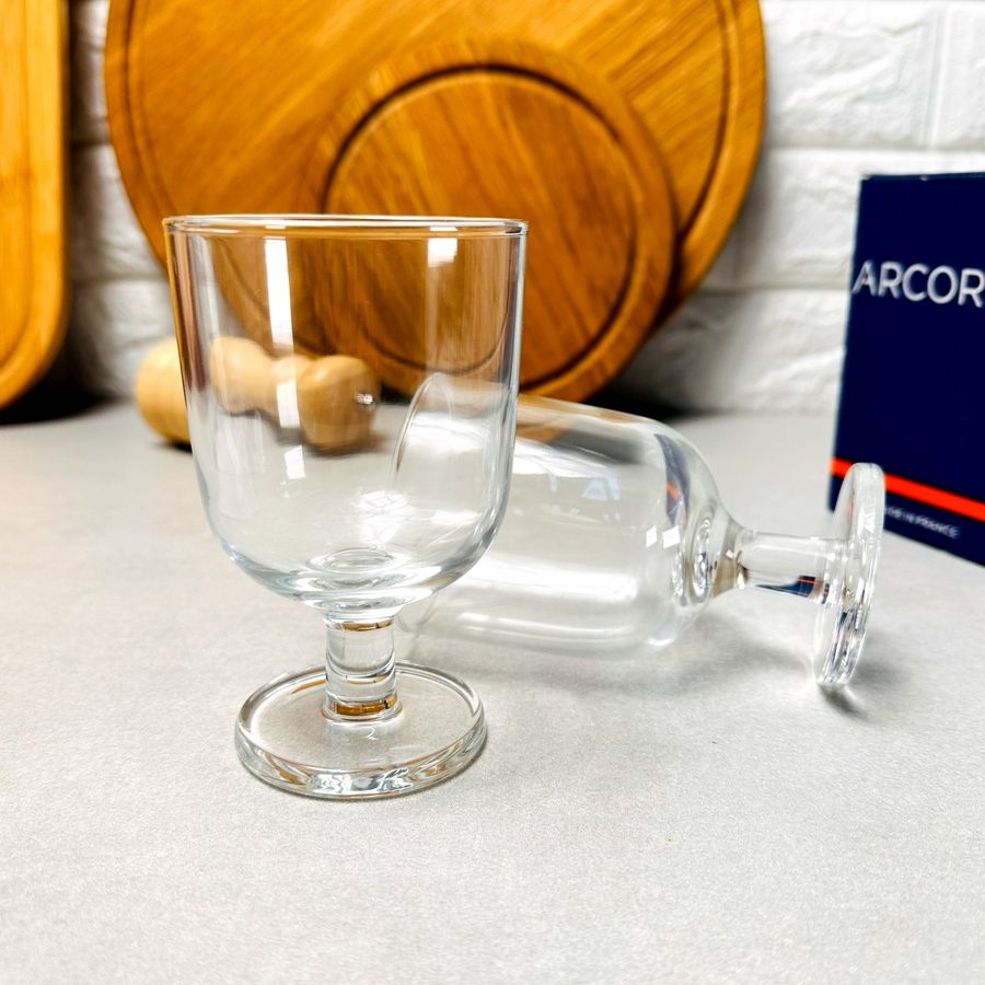 Скляні фужери для коктейлів і десертів 200 мл 6 шт Arcoroc Resto Stemglass (L8409) Arcoroc