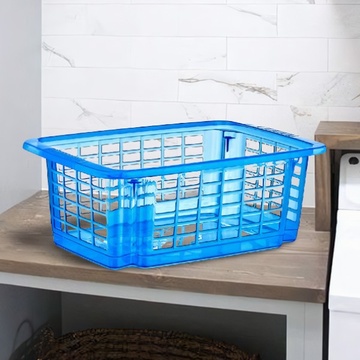 Універсальний пластиковий штабельований кошик для зберігання 41.5*27*15 см, 05517 Dunya Dunya Plastic