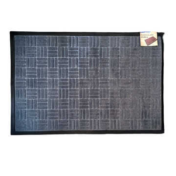 Придверный коврик 60*90 см на резиновой основе Серый МХ Relana Hell