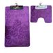 Набір лілових килимків для ванної та туалетної кімнати CLASSIC 50*80см D.Lilac 185 Banyolin