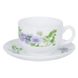 Сервиз чайный белый с цветами Luminarc Essence Mabelle 12 предметов 220 мл (P6888)