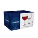 Набір скляних келихів для вина Luminarc "French Brasserie" 350 мл 6 шт (P1882)