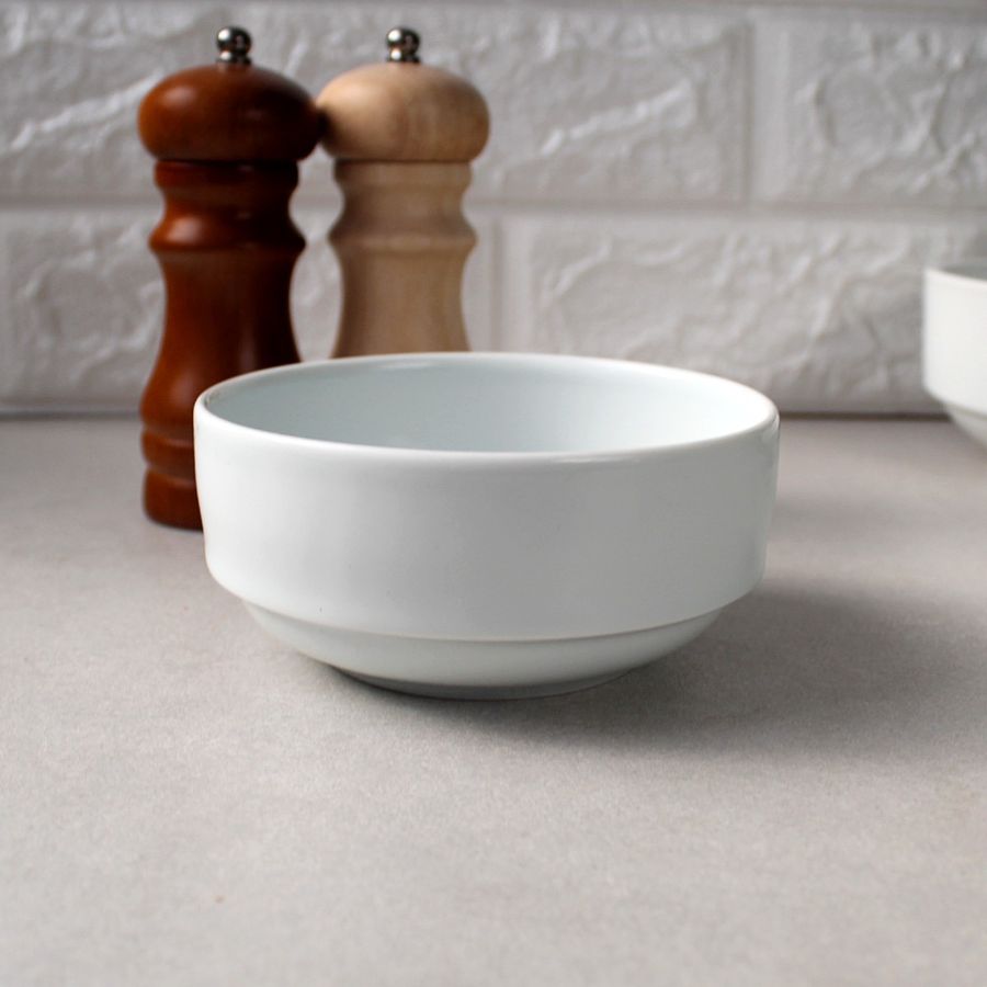 Круглий білий салатник з бортиком Kutahya Porselen FRIG 11.5 см Kutahya Porselen