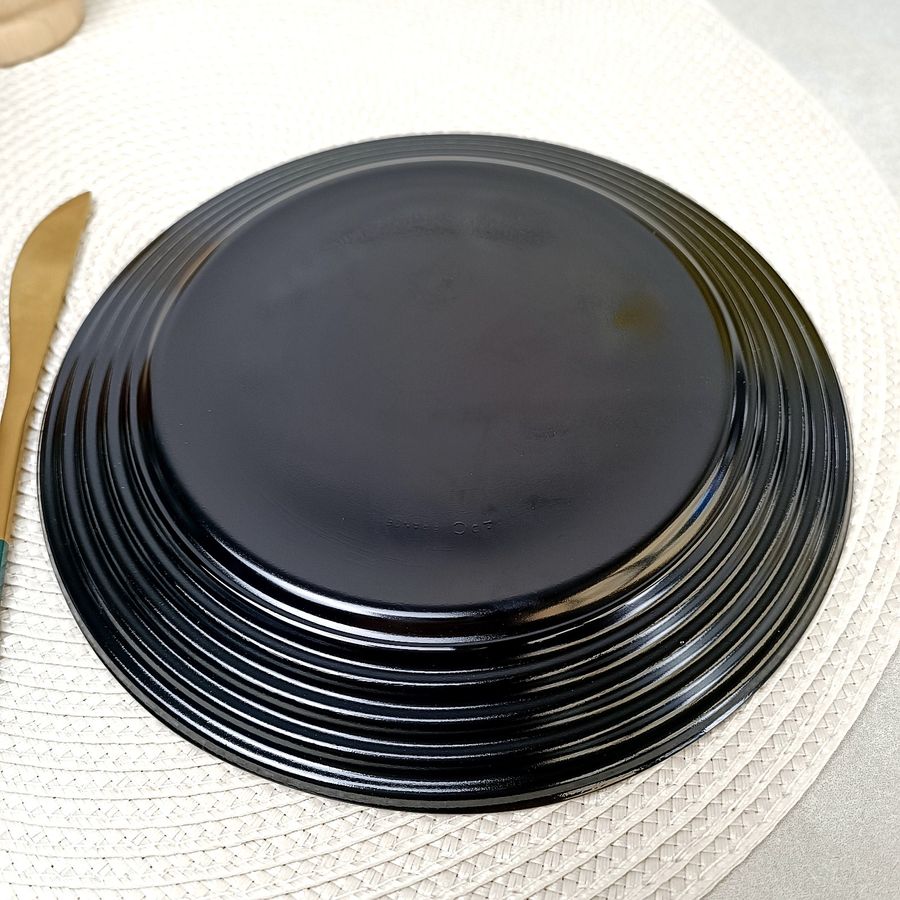 Чорна десертна тарілка 19 см Luminarc Harena Black Luminarc
