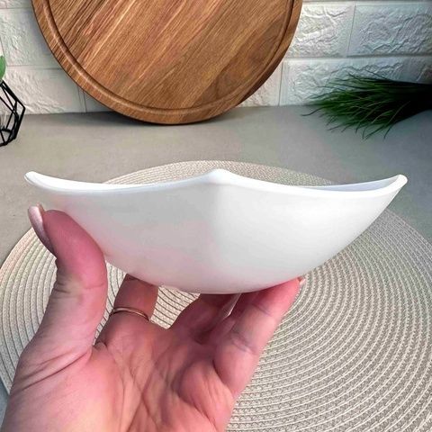 Салатник квадратный для одной персоны Luminarc Quadrato White 140 мм (Н3668) Luminarc