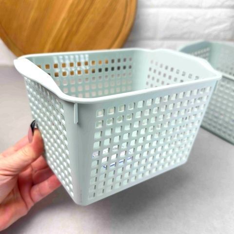 Небольшая корзинка без крышки 1.8 л 20*13.5*12см Dunya Plastik 07413 Dunya Plastik