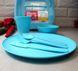 Пластиковая посуда для пикника на 6 персон 38 предмета