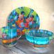Набір дитячого посуду 3 предмета з мульт-героями Міккі, різнокольоровий